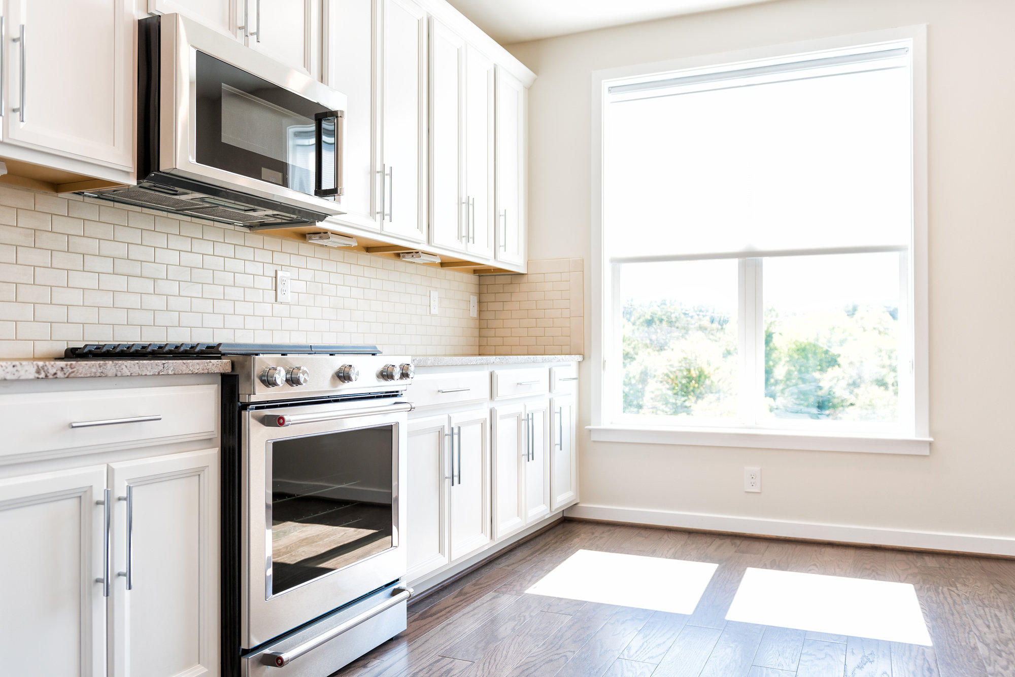 Bright clean kitchen