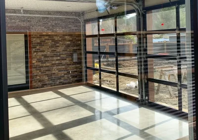 clear garage windows