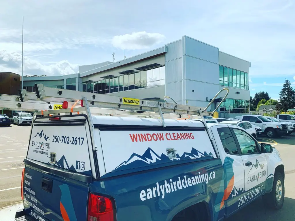 The Early Bird Cleaning Services truck